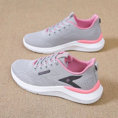 The women's walking shoes have a soft and slip-resistant sole making them perfect for stylish runners.Breathable and comfortable