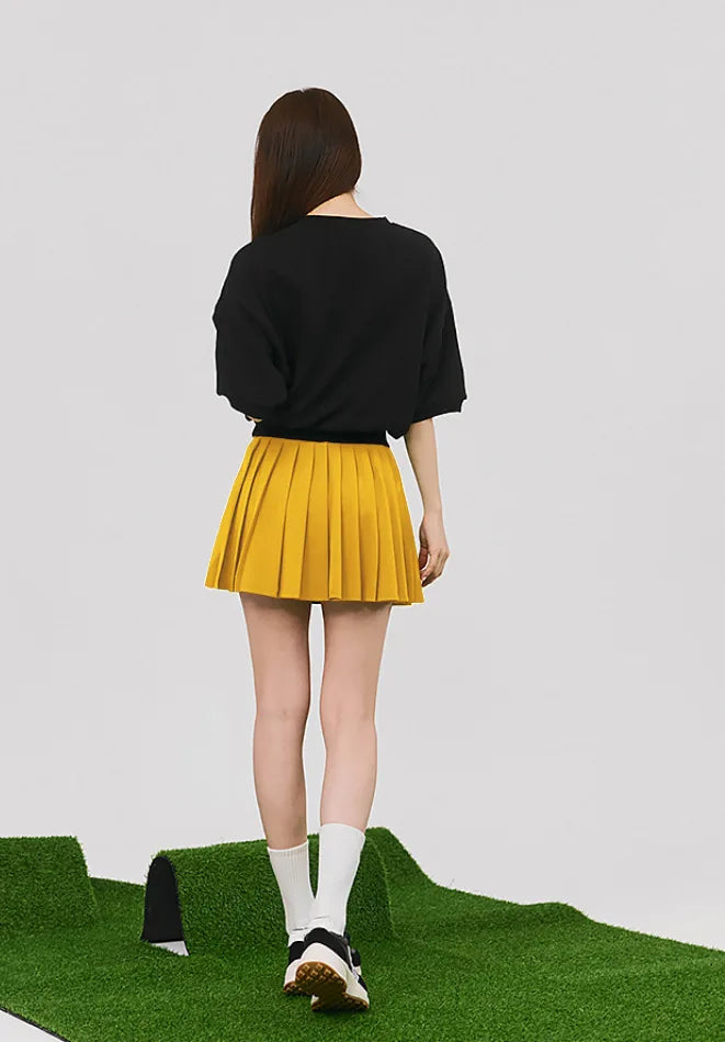 “Flexoora Women’s Quick‑Dry Polo & Pleated Skort Tennis Set”