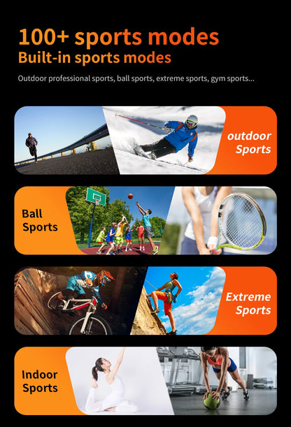 HDT11 Ultra Smart Fitness Watch with Bluetooth Calling Health Management Sleep Monitoring Multiple Sports Modes Water Resistant