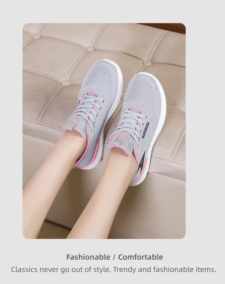 Women's Sports Shoes New Spring and Autumn Multifunctional Soft  Lightweight Running Shoes, Suitable for Women's Daily Clothing