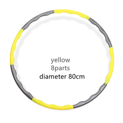 “Flexoora Detachable Pilates Hoop – Gym Fitness Body 9/8/7‑Tube Slimming Waist Trainer”