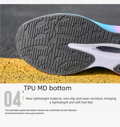 Men's new sports shoes four season casual fashion comfortable versatile wear-resistant thick soled running leisure sports shoes