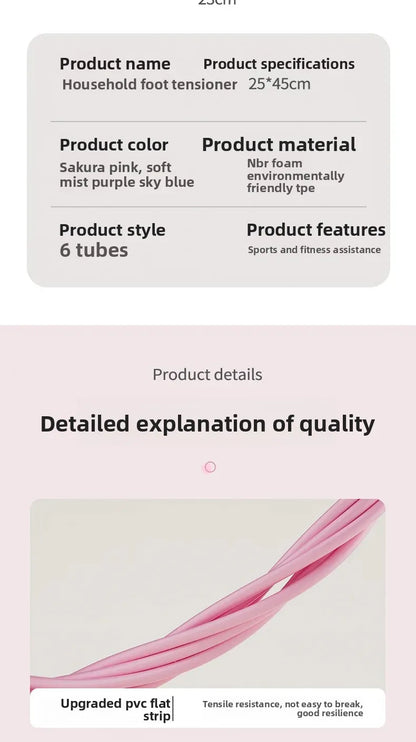 “Flexoora Elastic Bands Set – Gym Fitness Body Tension Ropes for Home Ab & Belly Workout”