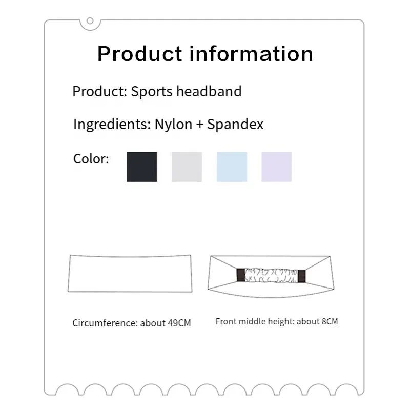 “Flexoora Sweat‑Absorbing Sports Headband – Gym Fitness Body 1/4/6‑Pack”