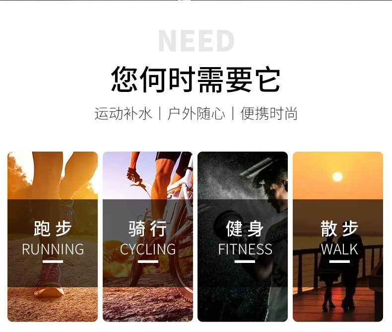 500ML 3-layer Sports Water Bottle Protein Shaker Outdoor Travel Portable Leakproof Drinkware Plastic My Drink Bottle BPA Free