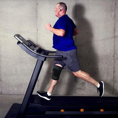 “Flexoora Plus‑Size Adjustable Knee Brace – Gym Fitness Body Patella Compression & Side Stabilizers”