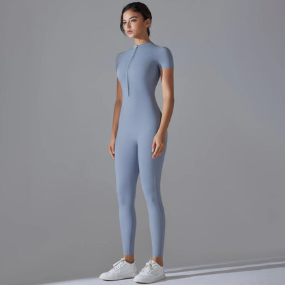 “Flexoora Women’s Quick‑Dry Breathable Fitness Bodysuit”