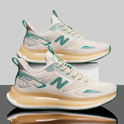 Sports Shoes for Men Mesh Breathable Comfortable Outdoor Sports Trendy Lace-up Sneakers 2025 New Casual Running Shoes for Man