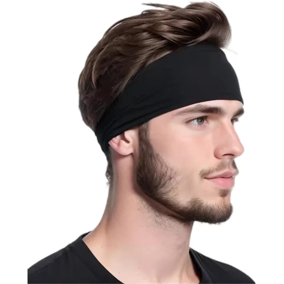 “Flexoora Sweat‑Absorbing Sports Headband – Gym Fitness Body Running & Yoga Band”