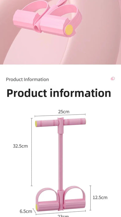 “Flexoora Elastic Bands Set – Gym Fitness Body Tension Ropes for Home Ab & Belly Workout”