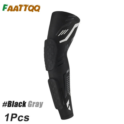 “Flexoora Padded Arm Sleeve – Gym Fitness Body Protective Compression for Basketball, Football & Volleyball”