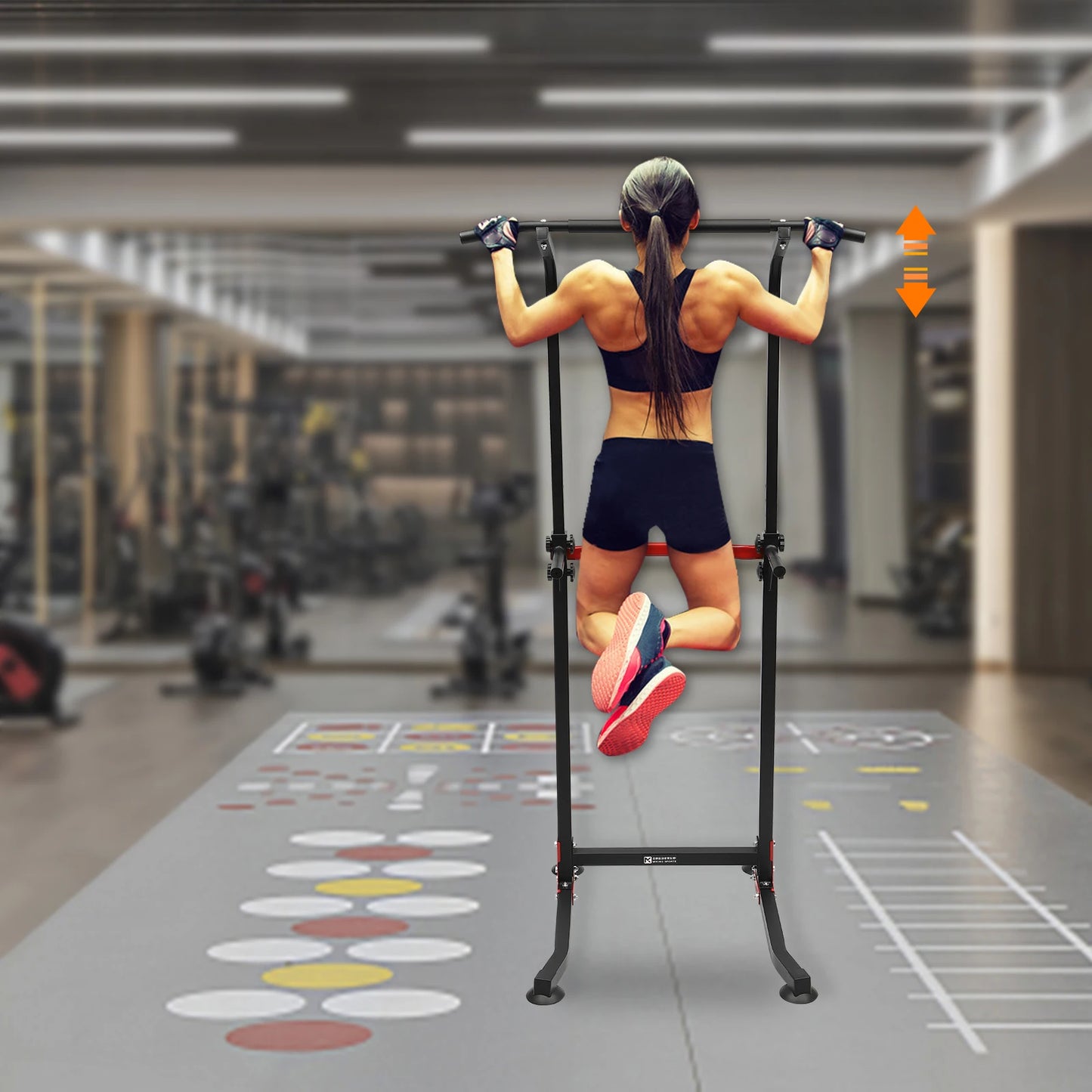 “Flexoora Power Tower Dip Station – Gym Fitness Body Multi‑Function Pull‑Up & Push‑Up Bar”