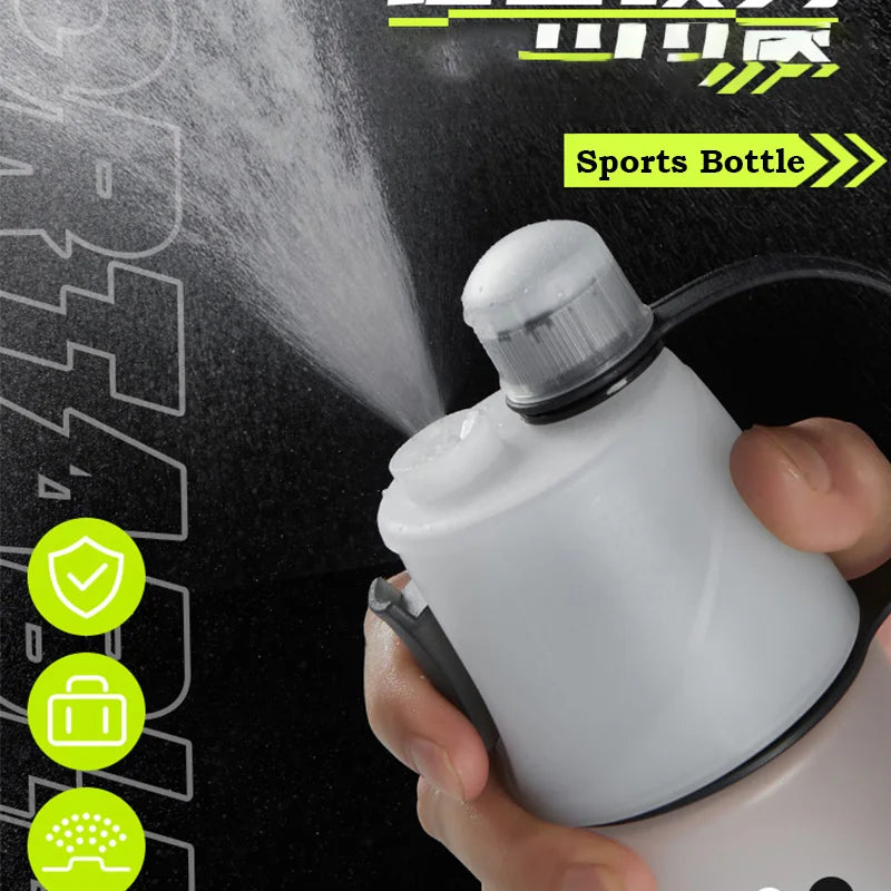 New Sports Water Bottle with Fine Mist Spray Leak-Proof Design Ideal for Cycling Running Gym BPA Free Portable Sports Kettle