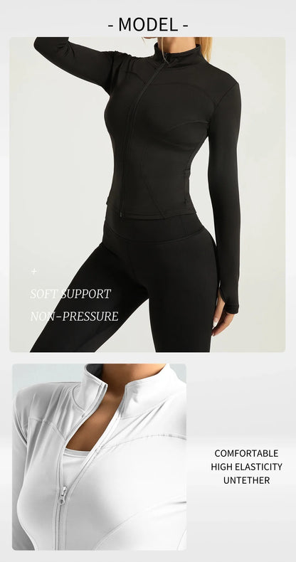 “Flexoora Women’s Breathable Quick‑Dry Full‑Sleeve Training Top”