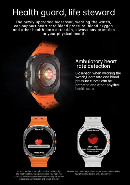 U8 Ultra Smartwatch 5G/4G Android 2025 New Global Call Amoled Screen Rotation Camera GPS WIFI Full Network