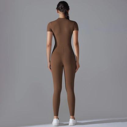 “Flexoora Women’s Quick‑Dry Breathable Fitness Bodysuit”