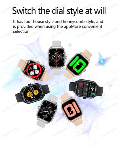 2025 New Smart Watch Men Women Gift Full Touch Screen Digital Sport Fitness Message Watches Bluetooth Call Smartwatch Wristwatch