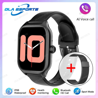 2025 New Smart Watch Men Women Gift Full Touch Screen Digital Sport Fitness Message Watches Bluetooth Call Smartwatch Wristwatch