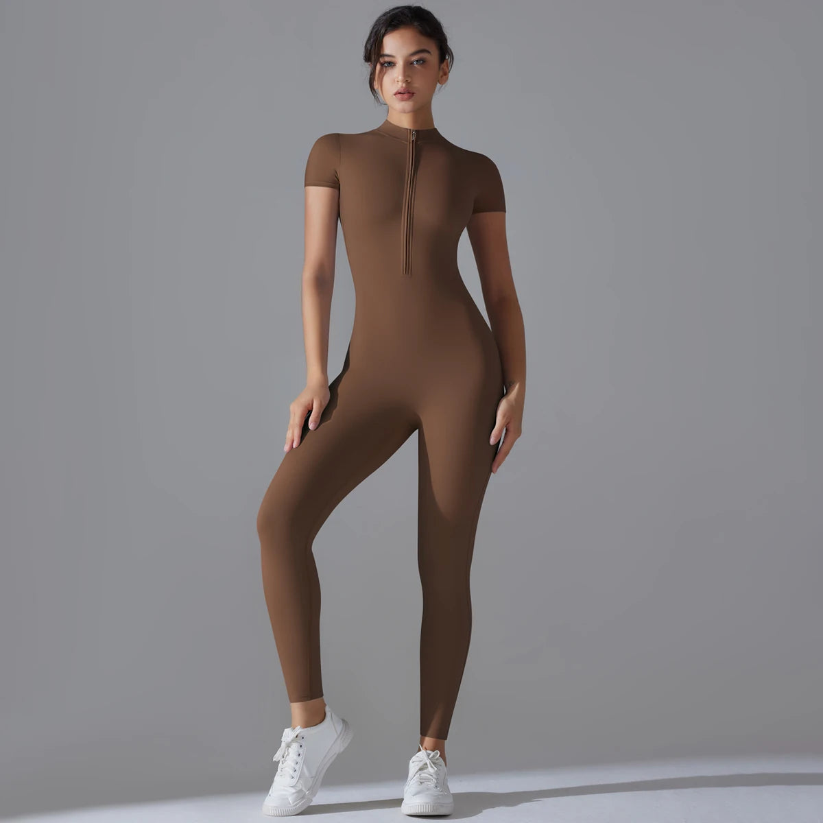 “Flexoora Women’s Quick‑Dry Breathable Fitness Bodysuit”