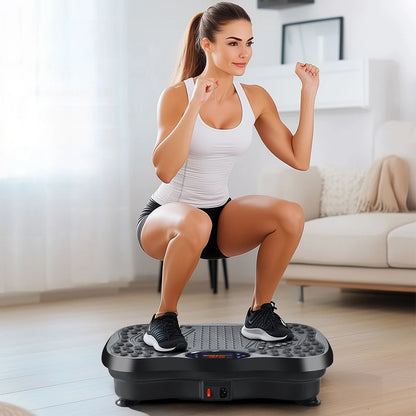 “Flexoora Vibration Plate – Gym Fitness Body Bluetooth & Adjustable Speed Full‑Body Shaker Platform”