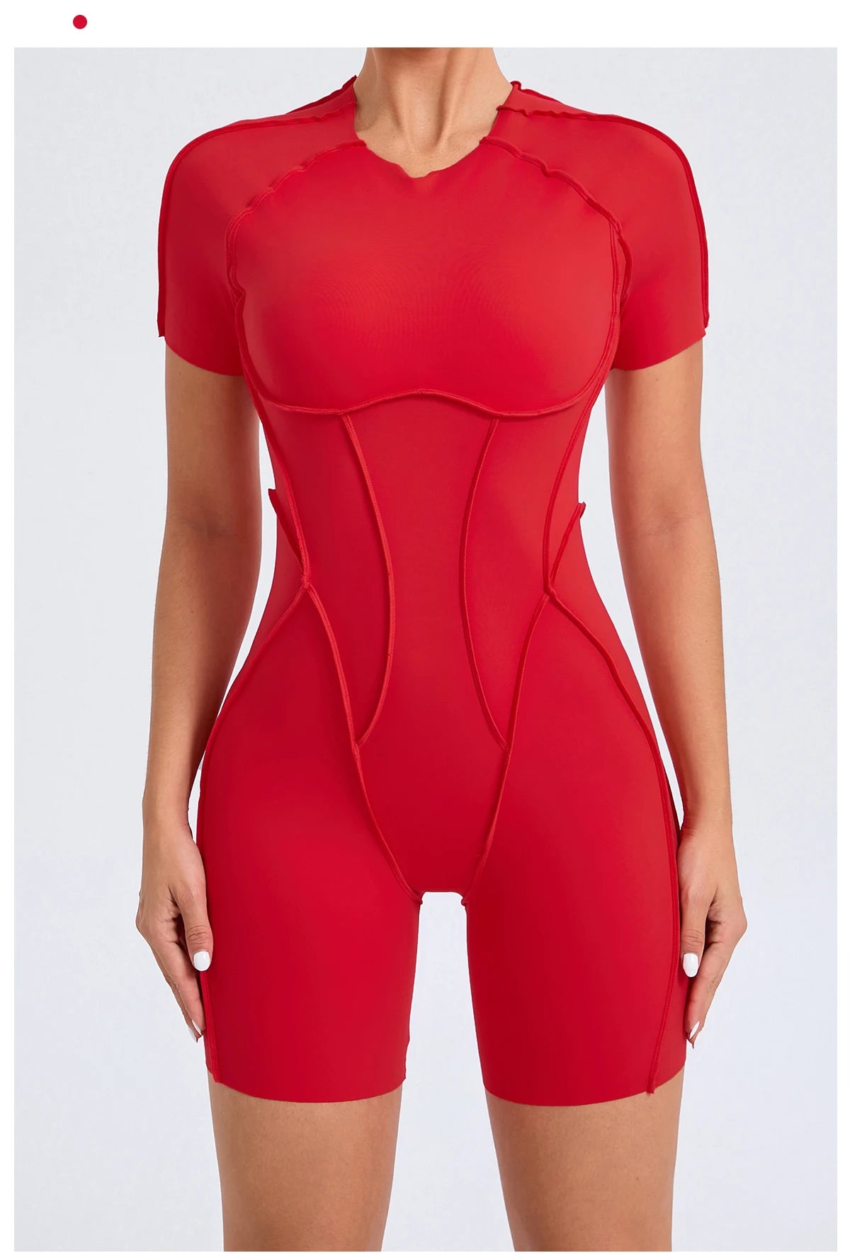 “Flexoora Women’s Backless Scrunch Booty Short Jumpsuit – Gym & Yoga”