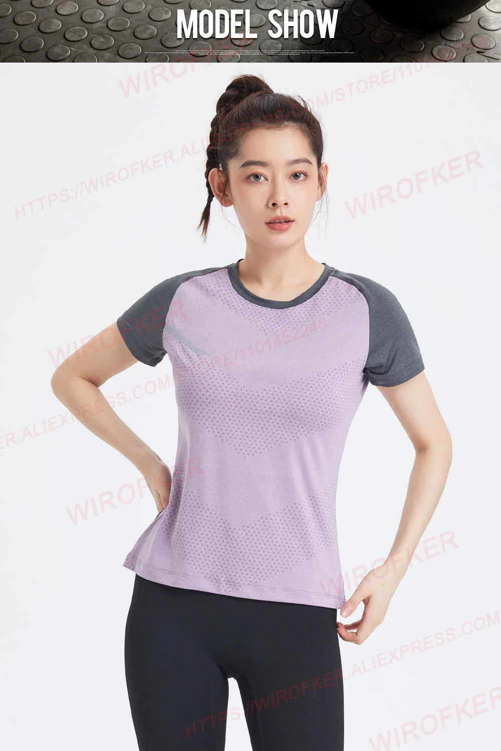 “Flexoora Women’s Quick‑Dry Yoga & Gym Tee”