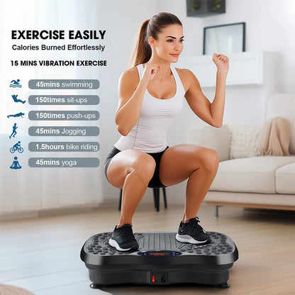“Flexoora Vibration Plate – Gym Fitness Body Bluetooth & Adjustable Speed Full‑Body Shaker Platform”