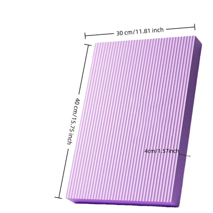 “Flexoora Thick Balance Pad – Gym Fitness Body Anti‑Slip Kneeling & Plank Mat”