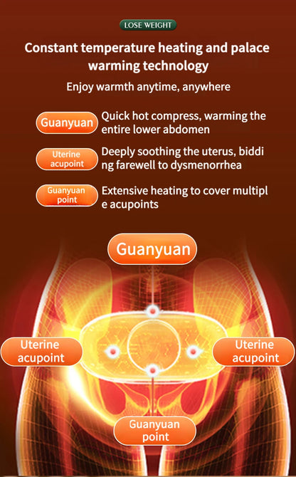 “Flexoora Hot Compress & Fat‑Burn Massage Belt – Gym Fitness Body USB Slimming Vibra Band”