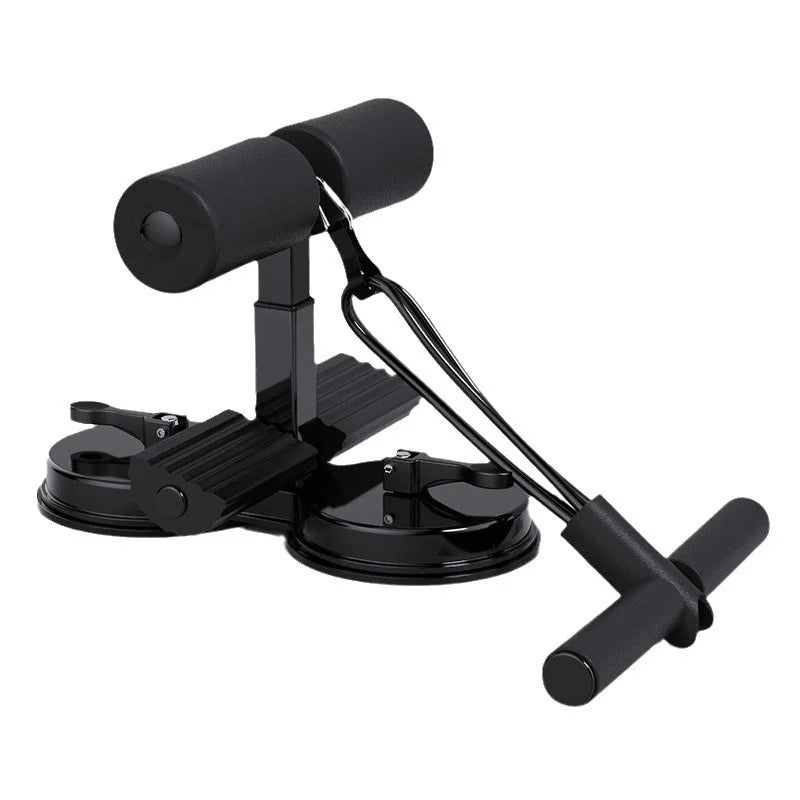 “Flexoora Suction‑Cup Seated Core Trainer – Gym Fitness Body Adjustable Plank & Ankle Strap Support”