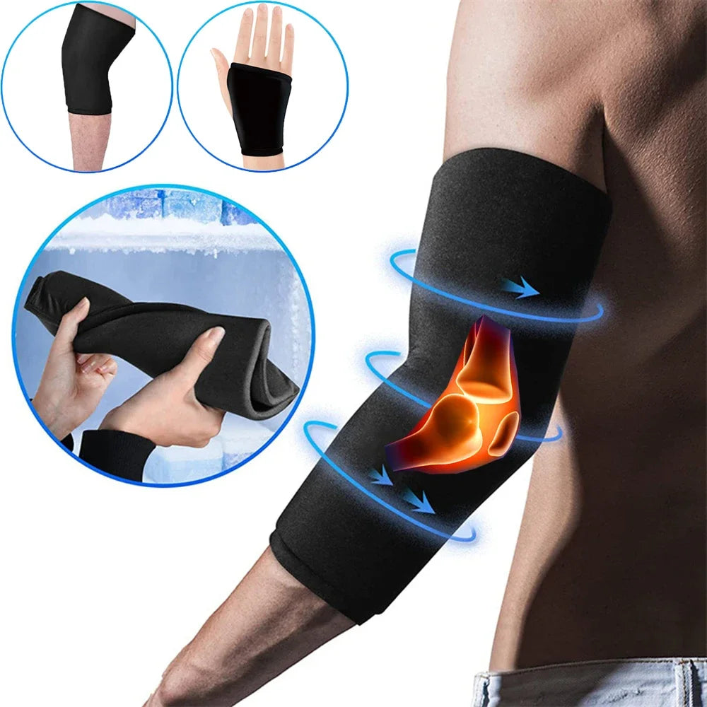 “Flexoora Reusable Gel Ice Pack – Gym Fitness Body Cold & Hot Therapy for Elbow, Hand, Knee & Heel”
