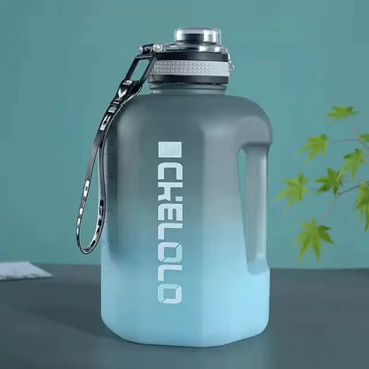 3 Liter Sports Water Bottle With Handle Large Capacity Fitness With Scale Gradient Kettle Outdoor Plastic Portable Water Bottle