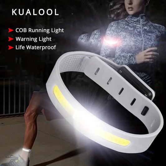 “Flexoora USB Rechargeable Running Light – Gym Fitness Body Night & Outdoor Visibility”