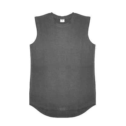 “Flexoora Men’s Breathable Cotton Muscle Tank – Gym & Workout”