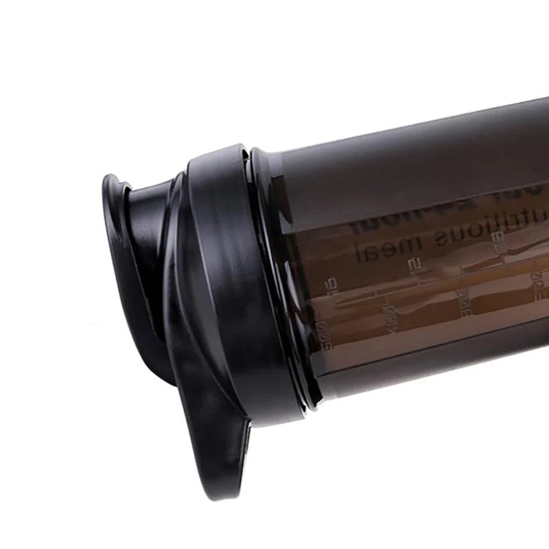 Sport Shaker Bottle 500ML Whey Protein Powder Mixing Bottle Sport Fitness Gym Shaker Outdoor Portable Plastic Drink Bottle