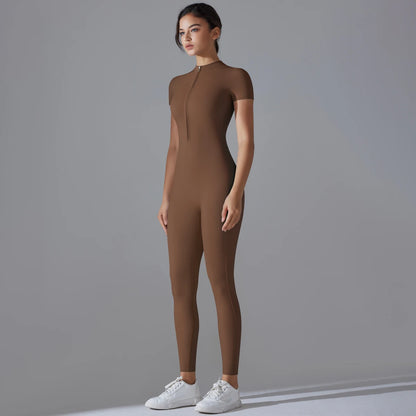 “Flexoora Women’s Quick‑Dry Breathable Fitness Bodysuit”