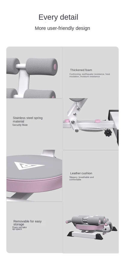 “Flexoora Sit‑Up Auxiliary Fitness Equipment – Gym Fitness Body Indoor Abdominal Trainer”