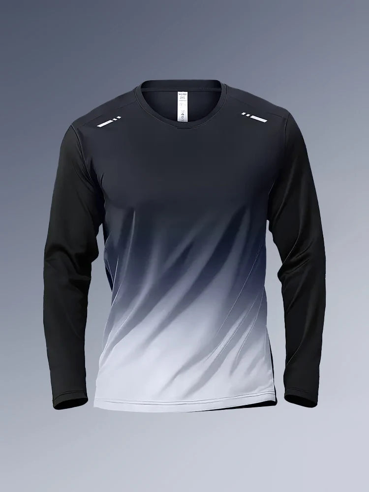 “Flexoora Men’s Quick‑Dry Long‑Sleeve Training Tee”