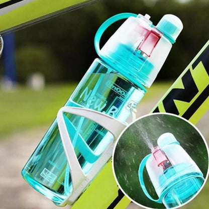 Sports Water Bottle Spray Cup Outdoor Portable Kettles Jug Large Capacity Men And Women 600ml
