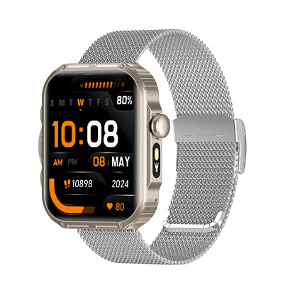 HDT11 Ultra Smart Fitness Watch with Bluetooth Calling Health Management Sleep Monitoring Multiple Sports Modes Water Resistant