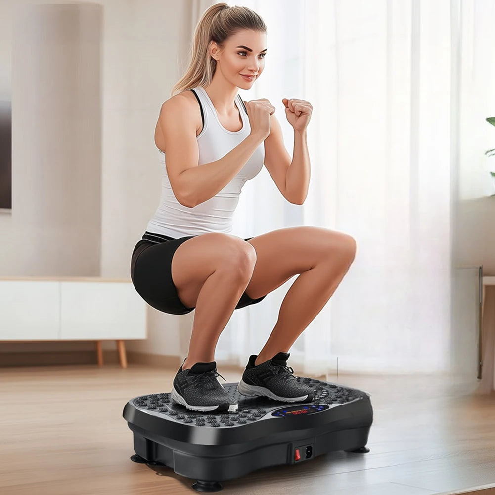 “Flexoora Vibration Plate – Gym Fitness Body Bluetooth & Adjustable Speed Full‑Body Shaker Platform”