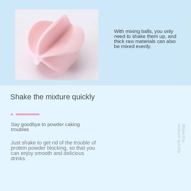 500/700ml Portable Shaker Bottle with Stirring Ball Is Perfect for Protein Shakes and Pre-workout Water Bottles without BPA