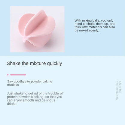 500/700ml Portable Shaker Bottle with Stirring Ball Is Perfect for Protein Shakes and Pre-workout Water Bottles without BPA