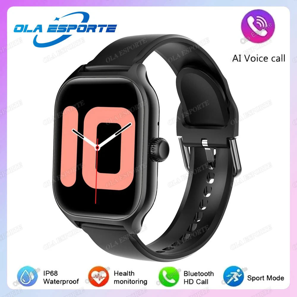 2025 New Smart Watch Men Women Gift Full Touch Screen Digital Sport Fitness Message Watches Bluetooth Call Smartwatch Wristwatch