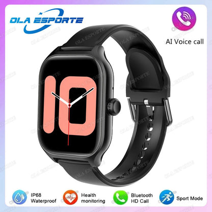 2025 New Smart Watch Men Women Gift Full Touch Screen Digital Sport Fitness Message Watches Bluetooth Call Smartwatch Wristwatch