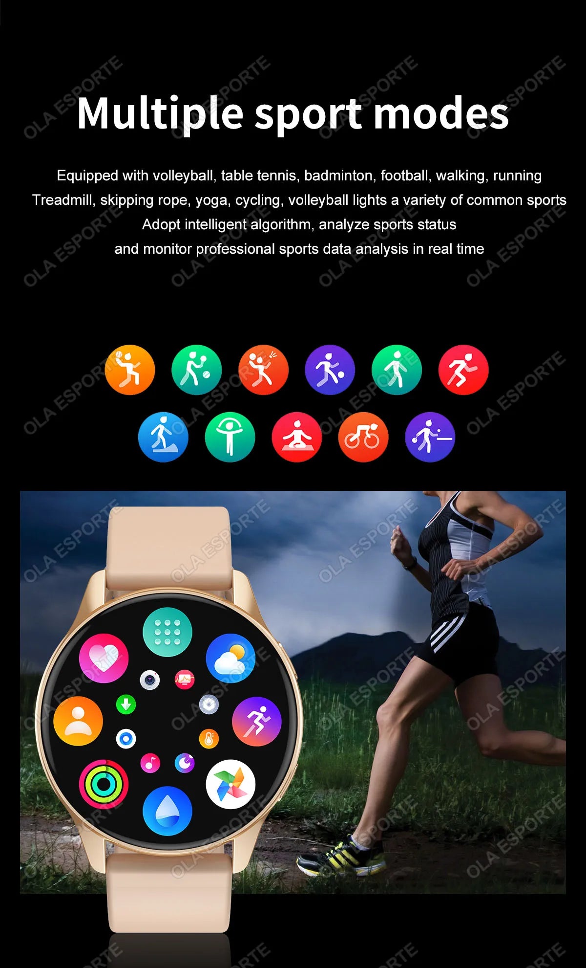 For Android IOS Smartwatch GPS Fitness Tracker Watch 6 Bluetooth Call Watches For Man Heart Rate Monitor Watch Men Women 2025New