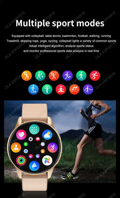 For Android IOS Smartwatch GPS Fitness Tracker Watch 6 Bluetooth Call Watches For Man Heart Rate Monitor Watch Men Women 2025New