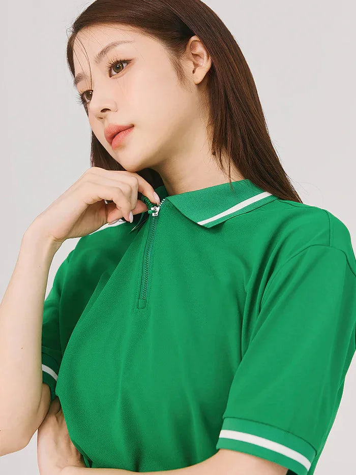 “Flexoora Women’s Quick‑Dry Polo & Pleated Skort Tennis Set”