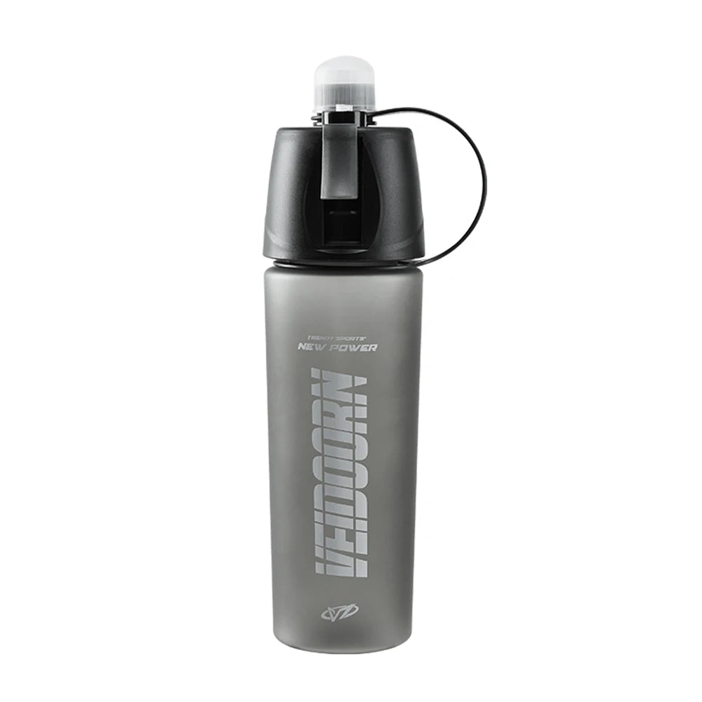 New Sports Water Bottle with Fine Mist Spray Leak-Proof Design Ideal for Cycling Running Gym BPA Free Portable Sports Kettle