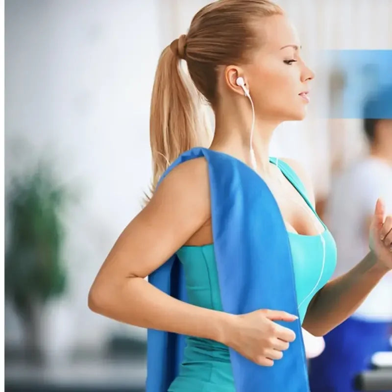 Compact Pocket-Sized Microfiber Towel – Super Absorbent & Fast-Drying for Gym, Yoga, Travel